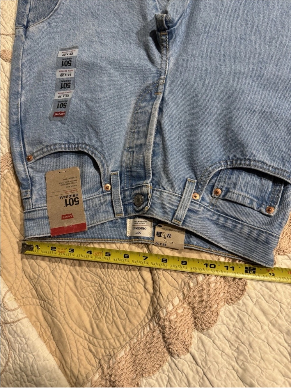 Levi's 501 Original Chaps Straight
Leg High Rise Jeans NWT 26x30
Western - Picture 7 of 11